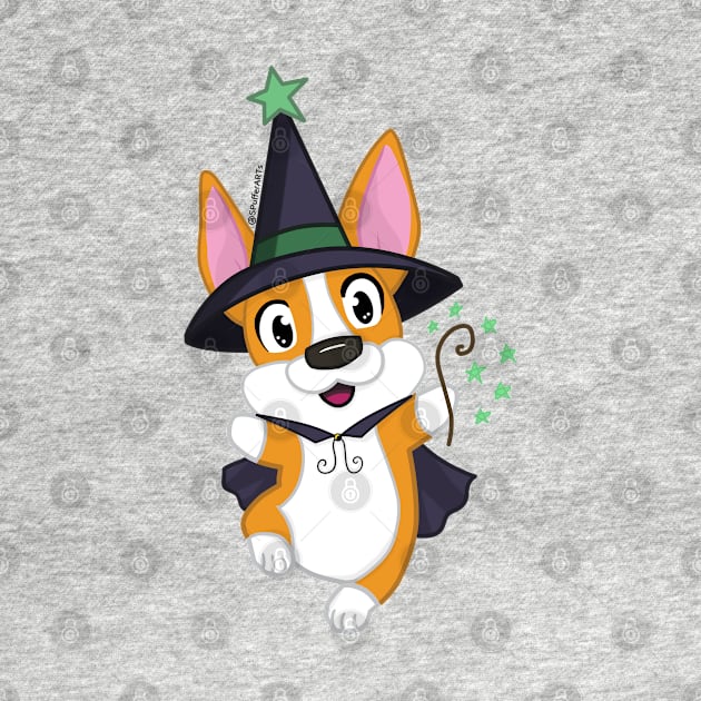 Simple Corgi Witch by SPufferARTs